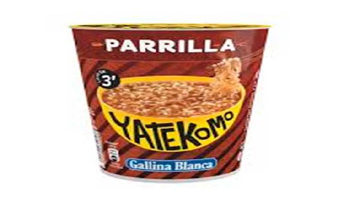fideos parrilla yatekomo g. blanca vaso 60gr.