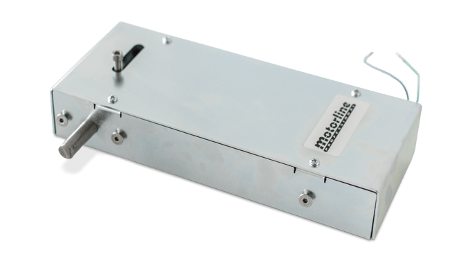 Motorline - Ef25 - Electro Cerradura Para Kvm25 Para Aplicación En La Guía Lateral Del Portón Seccional.