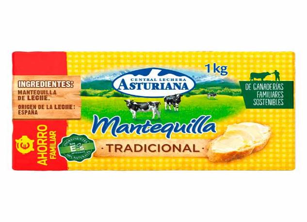 mantequilla asturiana bloque 1kg
