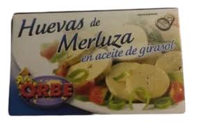 huevas merluza orbe 115 gr.