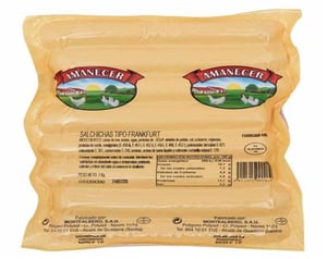 salchicha frankfurt 1 kg. amanecer