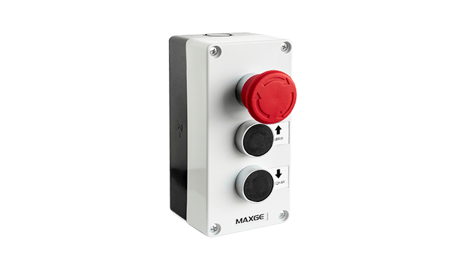 Motorline - Botonera 3 botones con Stop de seta BOTPR