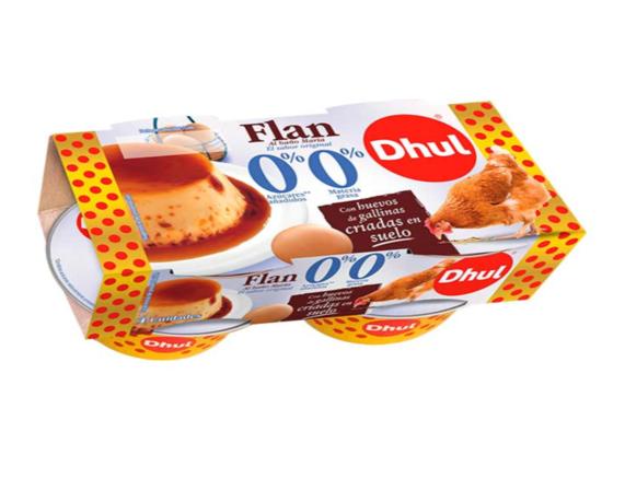 flan huevo s/az.0% dhul 4x100gr.