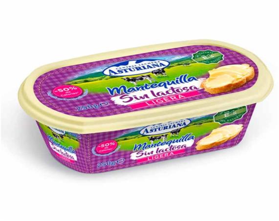 mantequilla sin lactosa asturiana 250 gr