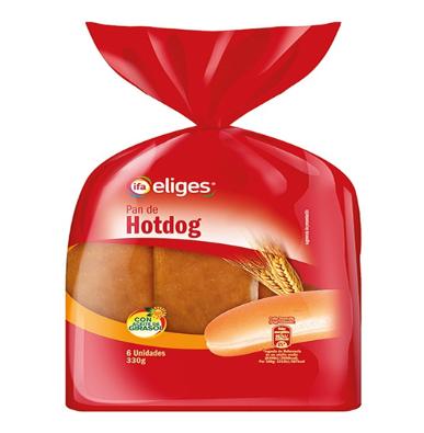 pan hot dog ifa 330grs. pack-6u.