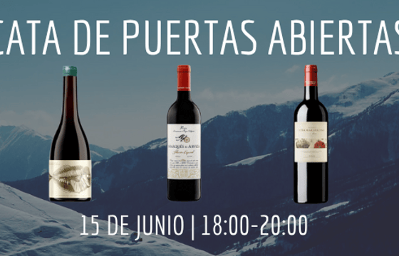 cata de vino puertas abiertas