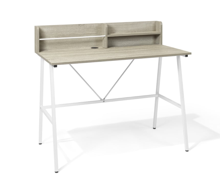 mesa escritorio con pie metálico (kit)