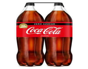 coca cola zero pack-2x2l