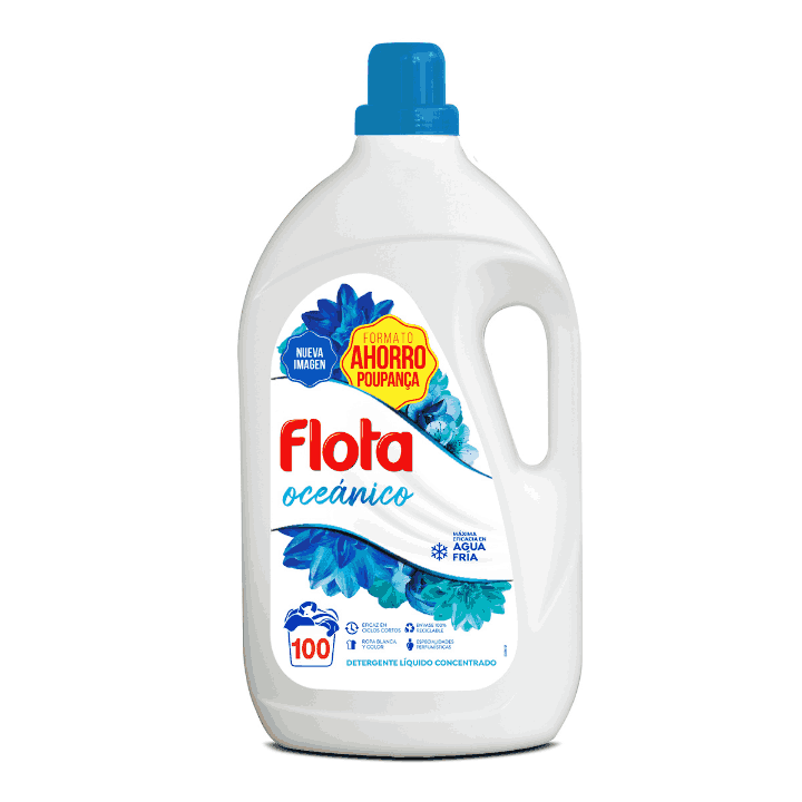 detergente liq. flota oceanico 100 lav. 5l.