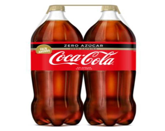 coca cola zero zero pack-2x2 l
