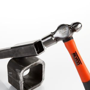 martillo de bola 680 gr. mango fibra vidrio alyco orange