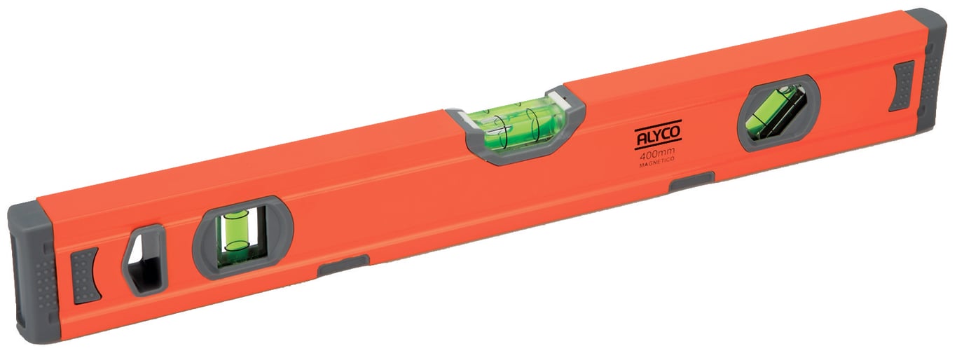 NIVEL TUBULAR MAGNETICO 600 MM ALYCO ORANGE