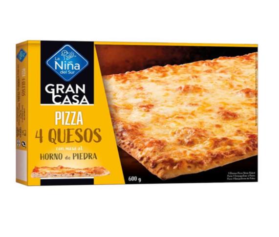 pizza cong. 4 quesos gran casa 600gr