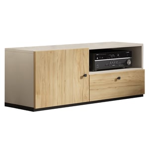mueble de tv 1 puerta + 1 cajón