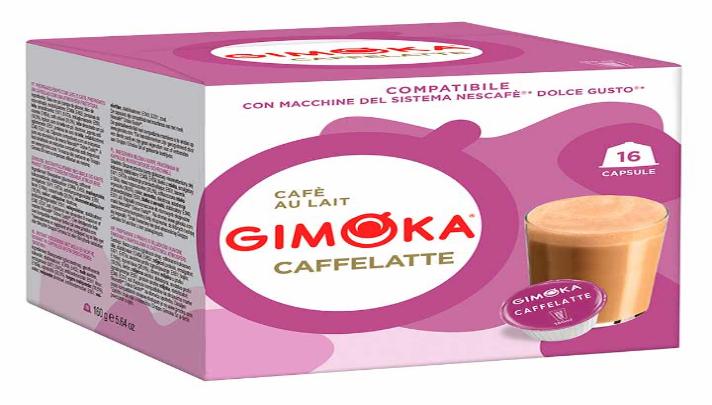 cafe c/leche capsulas gimoka 16ud