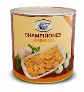 champiñon laminado lata 3 kg.