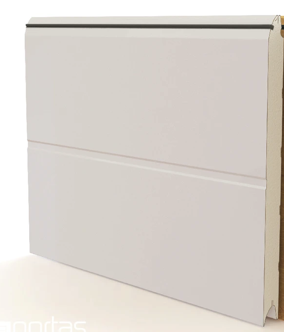 ml panel secc liso unicanal blanco en u 500 mm.