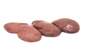 riñones de cerdo fresco