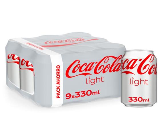 coca cola light pack 9 ltax330ml