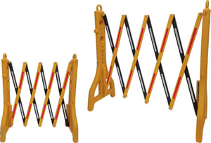 valla plegada de plástico a/n extensible a de 24cm a 2,5m.