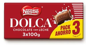 choc.c/leche dolca nestle pack-3 un