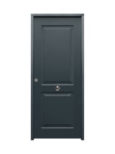 puerta entrada vivienda saga100 clasica 7016 inox 3p 1c 900x2100 derechas con mirilla