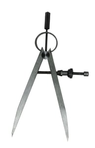 compás de muelle 200 mm patas rectas