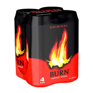 bebida energetica burn pack-4*500ml