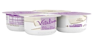 yogur coco danone vitalinea 4x125gr.