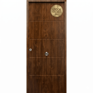 puerta entrada vivienda cintia roble v. inox 90x210 dchas 3p