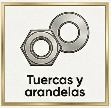 tuercas y arandelas