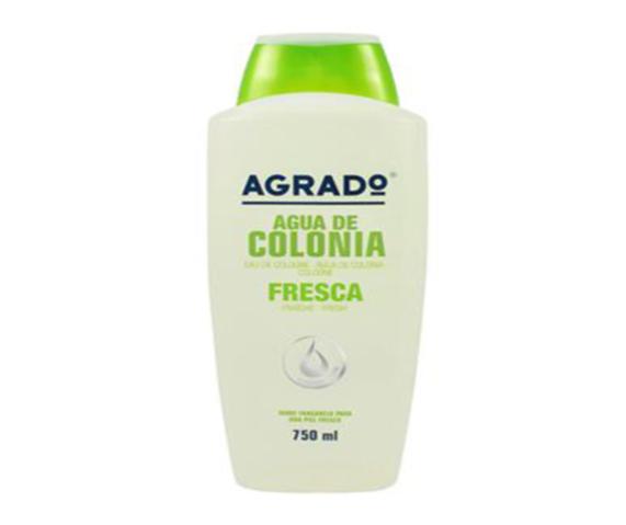 agua de colonia fresca agrado 750 ml.