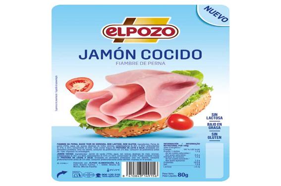 jamon cocido el pozo lonchas 75gr +10%