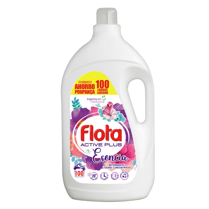 detergente liq. flota esencia 100 lav. 5l.