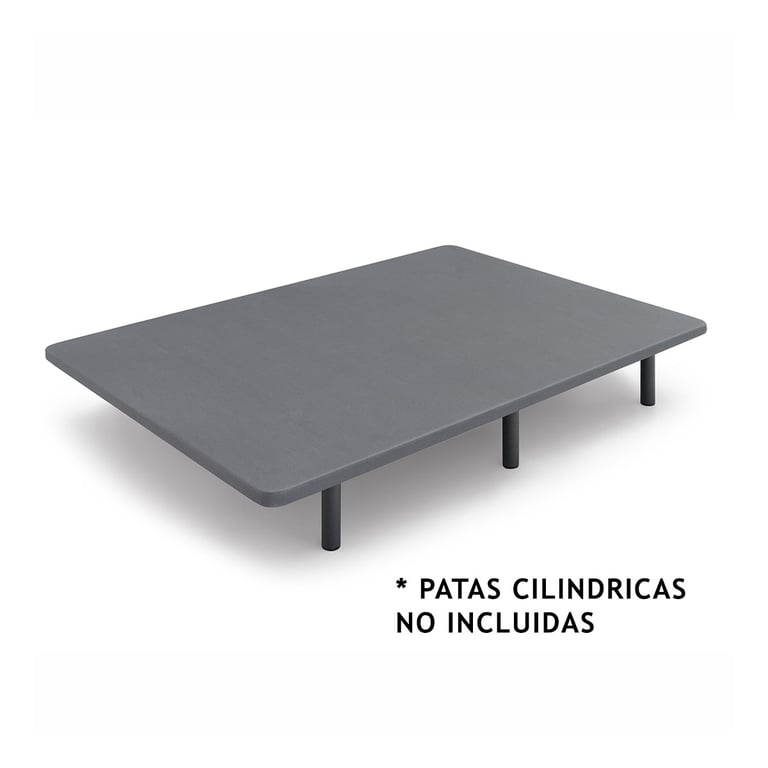 base tapizada tejido 3d gris.