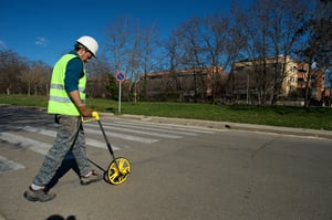topómetro profesional telescópico, medición hasta 10.000 metros - ref.595000