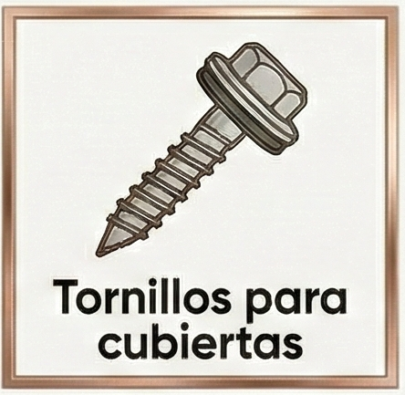 tornillos para cubiertas