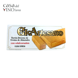 turrón crema de almendra s/ azucar añadido 