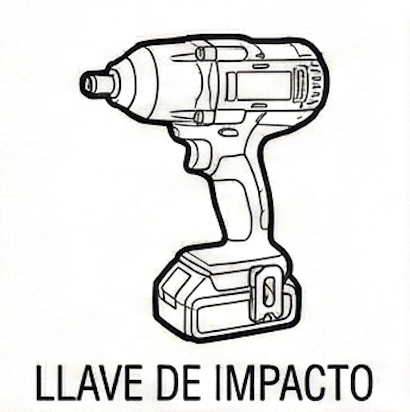 llaves de impacto a bateria