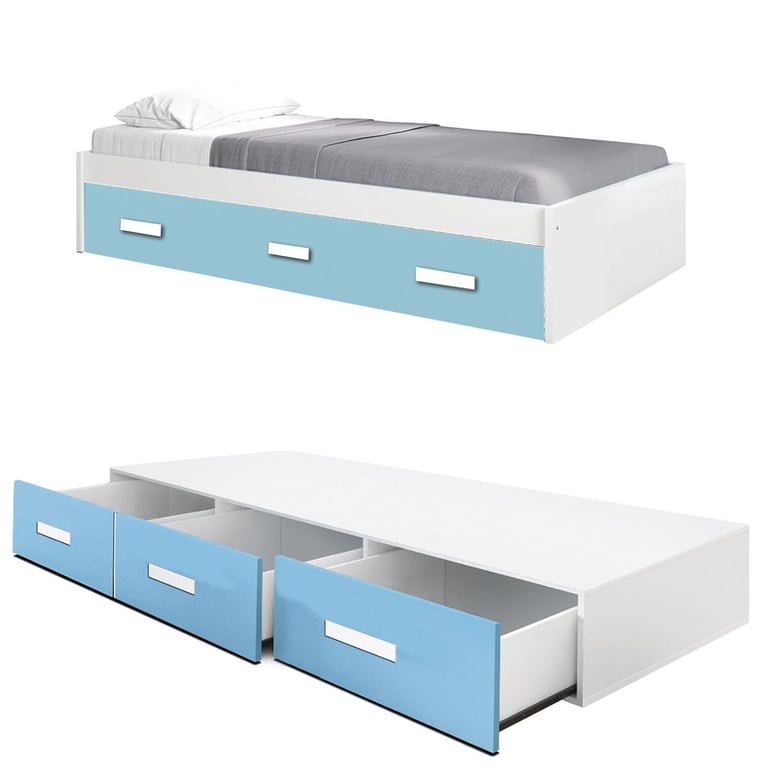 cama con 3 cajones nido (kit).