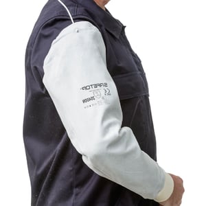 mangas de cuero grises calidad standard