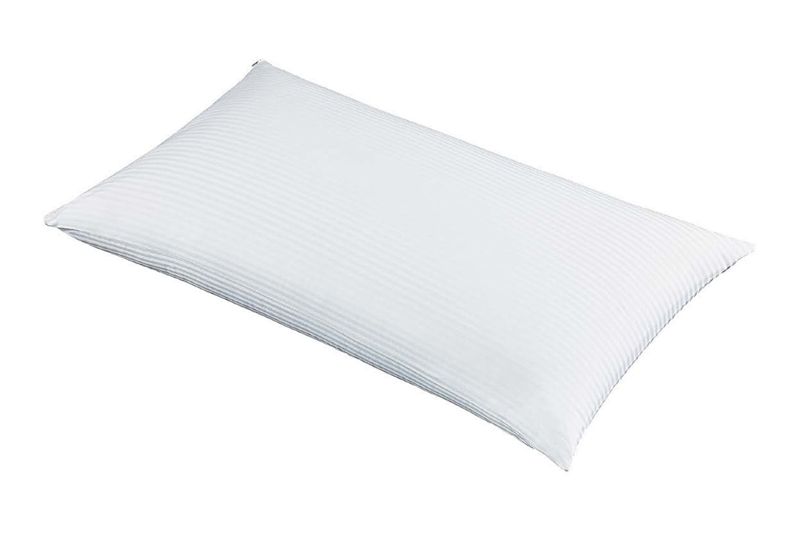 almohada de visco-gel, firmeza media baja.