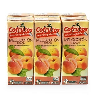 nectar melocoton s/a cofrutos 6x200ml