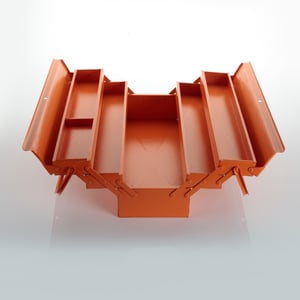 caja htas met. 5 band.525x200x125mm alyco orange