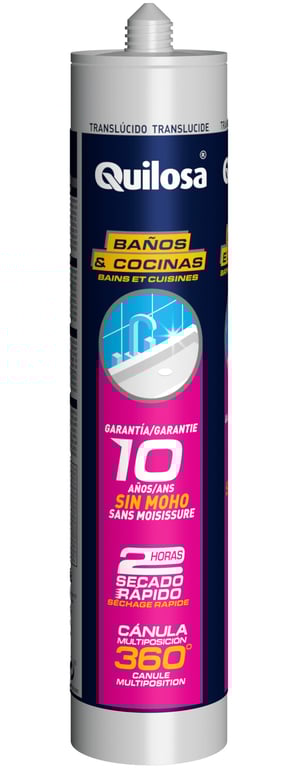 Silicona Baños y Cocinas 280 ml translúcido