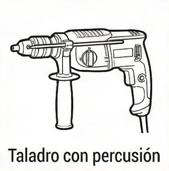taladros cable con percusión