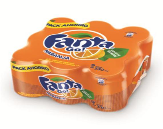 fanta naranja lata pack-9x33cl