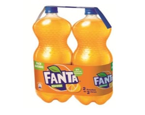 refresco fanta naranja pack-2x2l