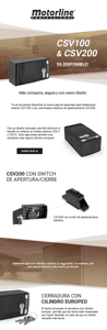 motorline - csv200 - caja seguridad desbloqueo exterior motorline csv200