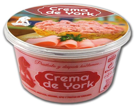 crema york 500grs